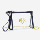 Personalized Clear Stadium Bag | Navy