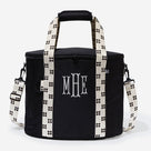 Personalized Cooler | Black Ditsy Diamond
