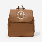 Personalized Diaper Backpack Purse | Caramel