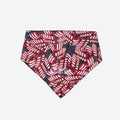 personalized dog bandana in flag