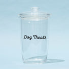 Personalized Pet Treat Container | Large Clear