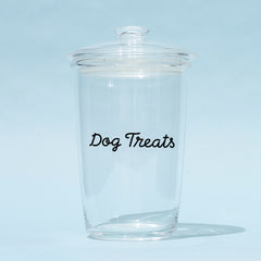 Personalized Pet Treat Container | Clear & Clear