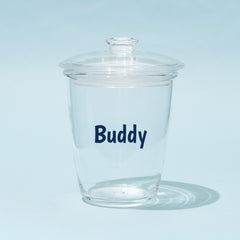 Personalized Pet Treat Container | Clear & Clear