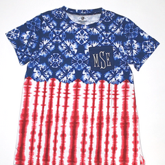 BLOOPER CLOTHING: Monogrammed America T-Shirt