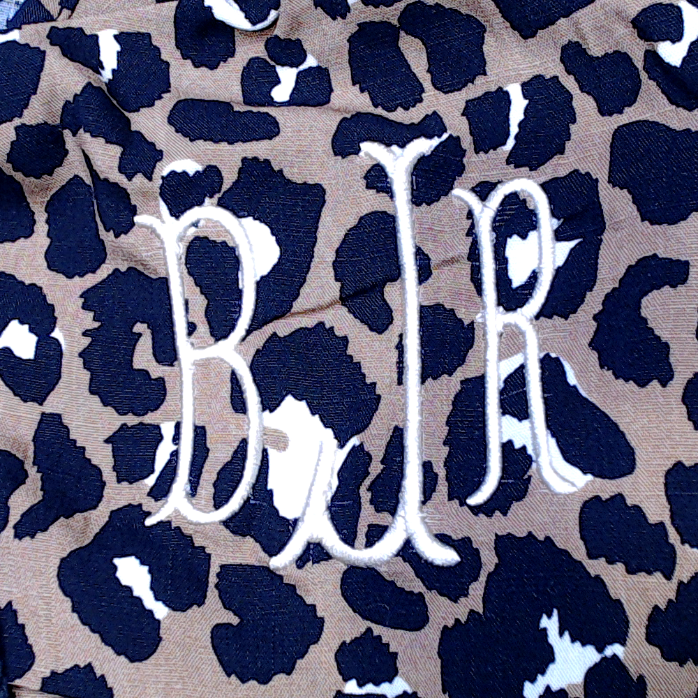 BLOOPER SWIM: Monogrammed Cover Up