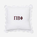 Pi Beta Phi Pillow Sham in White