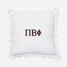 Pi Beta Phi Pillow Sham | White