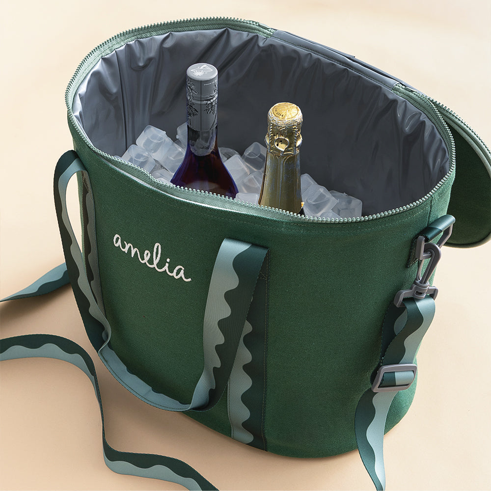 pine cooler on tan
