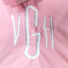 BLOOPER CLOTHING: Monogrammed Sequin Hearts Sweatshirt