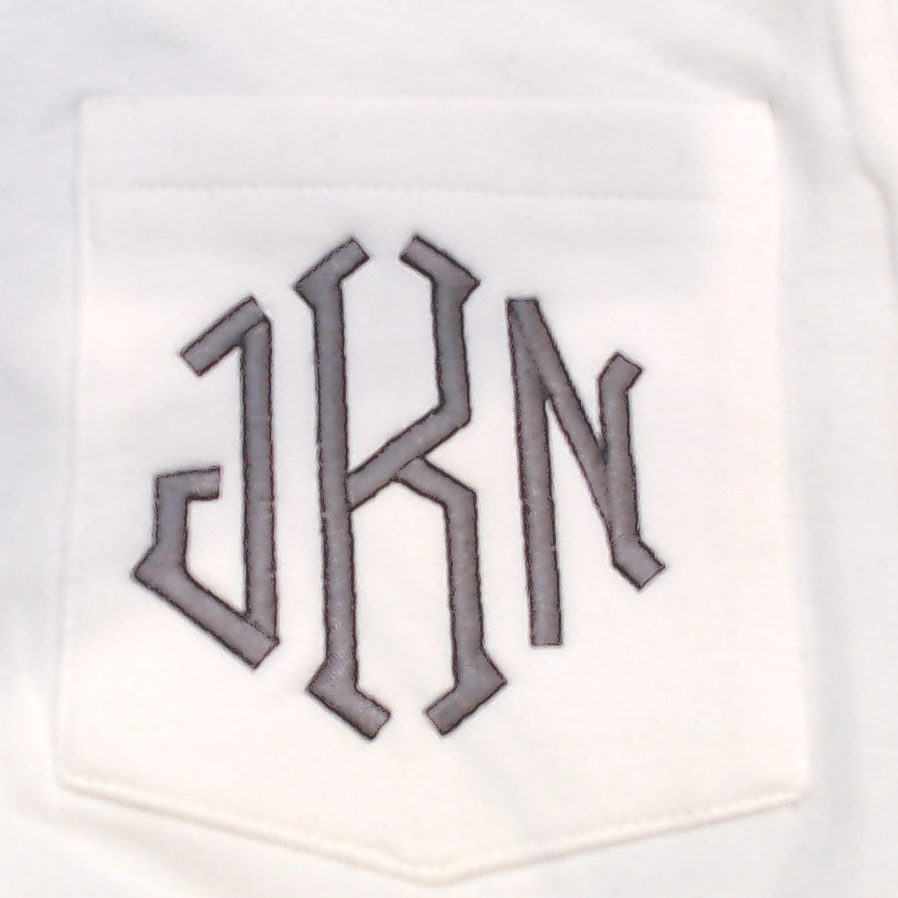 BLOOPER CLOTHING: Monogrammed Colorblock Sweatshirt