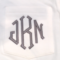 BLOOPER CLOTHING: Monogrammed Colorblock Sweatshirt