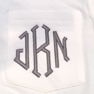 BLOOPER CLOTHING: Monogrammed Colorblock Sweatshirt