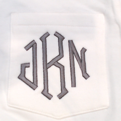 BLOOPER CLOTHING: Monogrammed Colorblock Sweatshirt