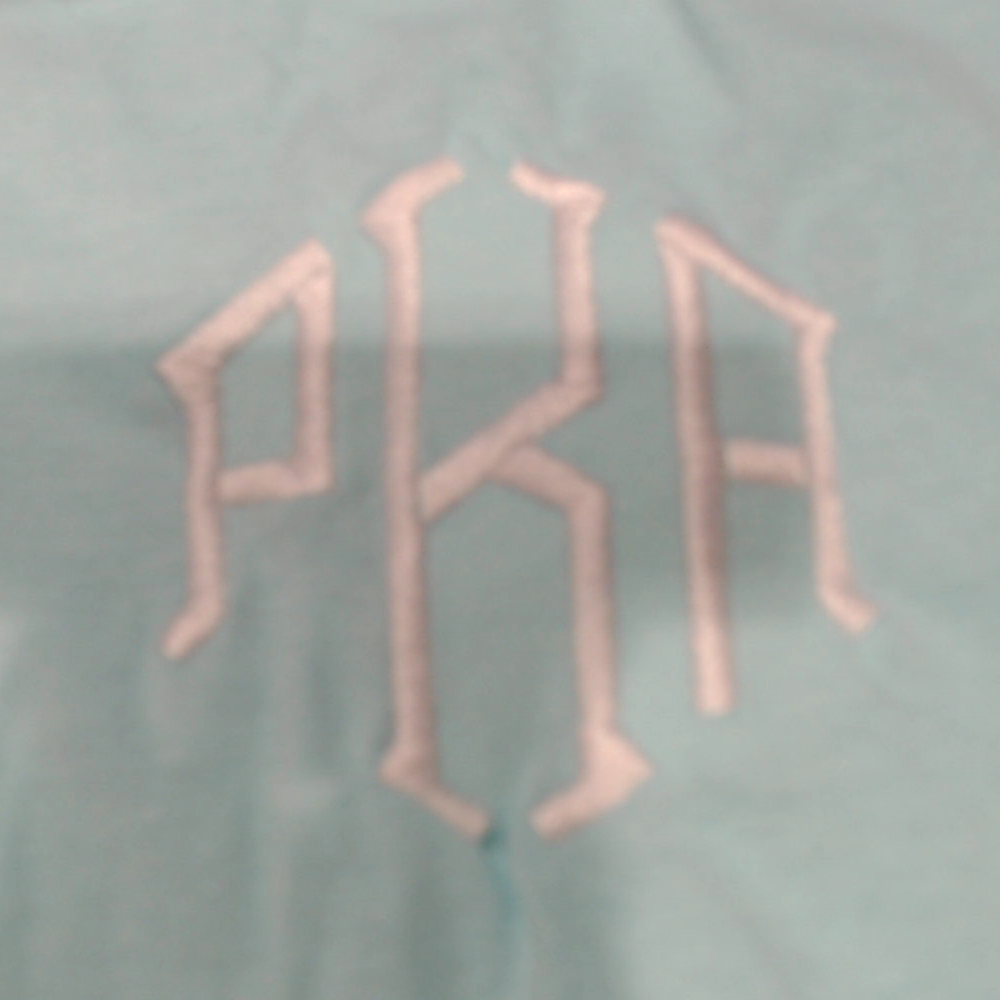 BLOOPER SWIM: Monogrammed Accent Cover Up