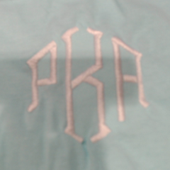 BLOOPER SWIM: Monogrammed Accent Cover Up