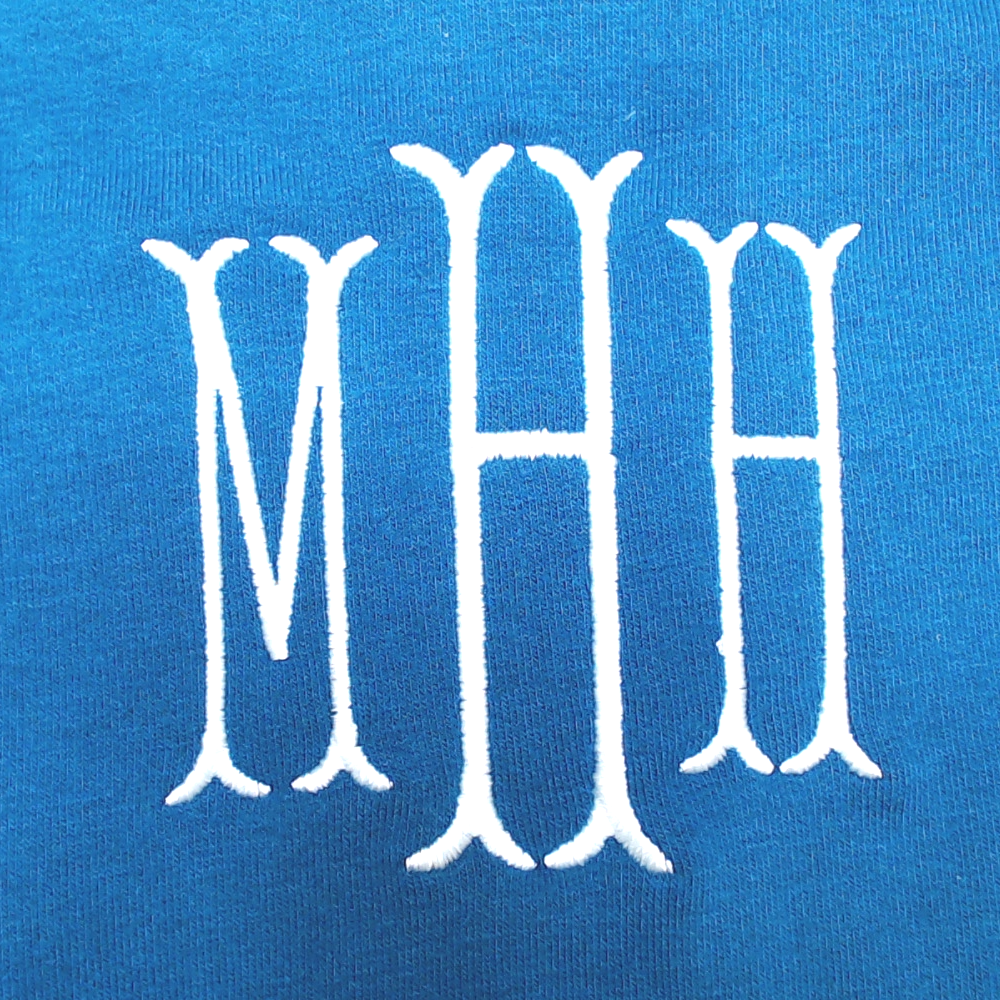 BLOOPER CLOTHING: Monogrammed Quarter Zip Sweatshirt