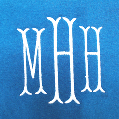 BLOOPER CLOTHING: Monogrammed Quarter Zip Sweatshirt