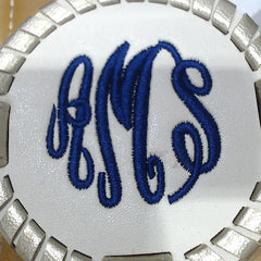 BLOOPER KIDS: Monogrammed Kids Embroidered Sandals Set