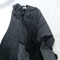 BLOOPER CLOTHING: Monogrammed Ombre Poncho