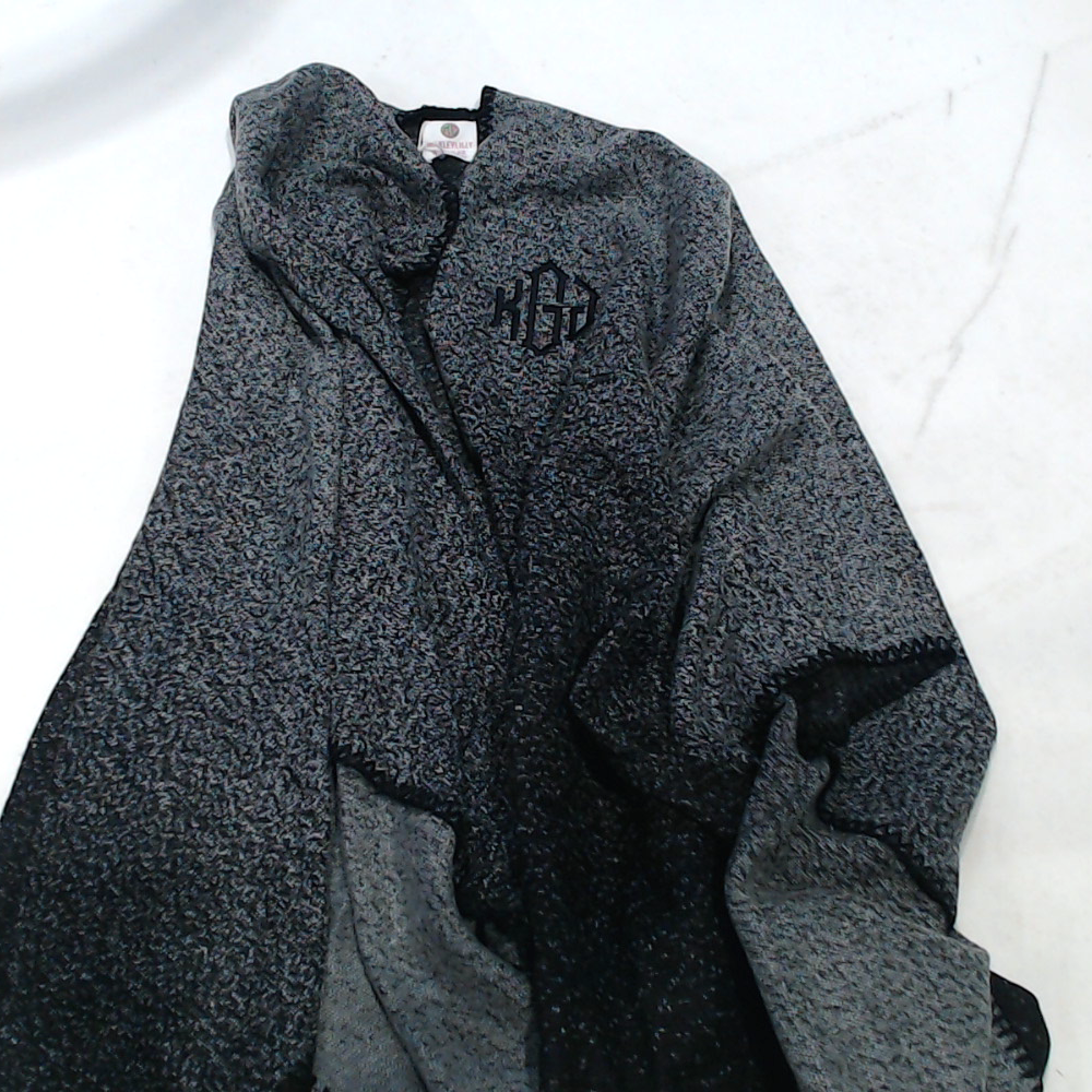 BLOOPER CLOTHING: Monogrammed Ombre Poncho