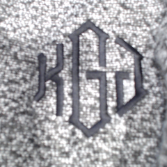BLOOPER CLOTHING: Monogrammed Ombre Poncho