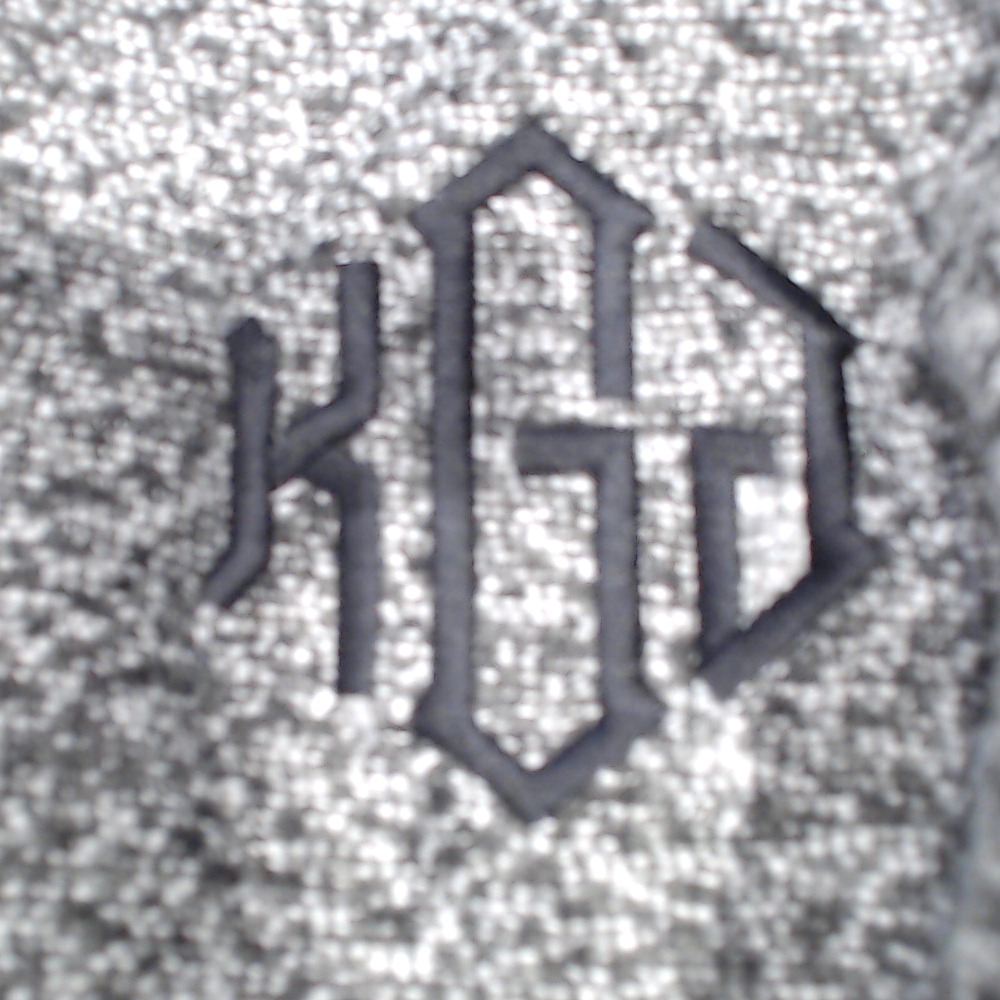 BLOOPER CLOTHING: Monogrammed Ombre Poncho