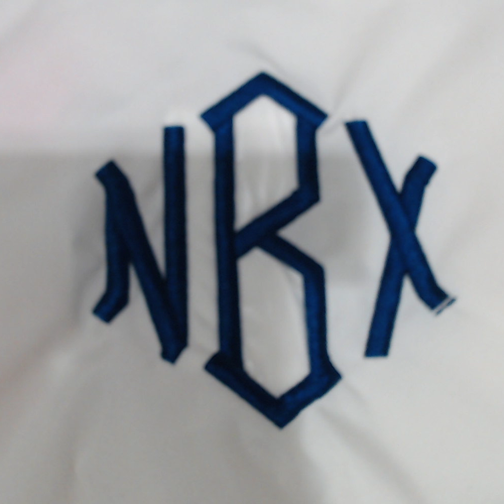 BLOOPER CLOTHING: Monogrammed Windbreaker Pullover