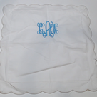 BLOOPER ACCESSORY: Monogrammed Pillow Sham