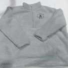 BLOOPER CLOTHING: Monogrammed Quarter Zip Sweatshirt