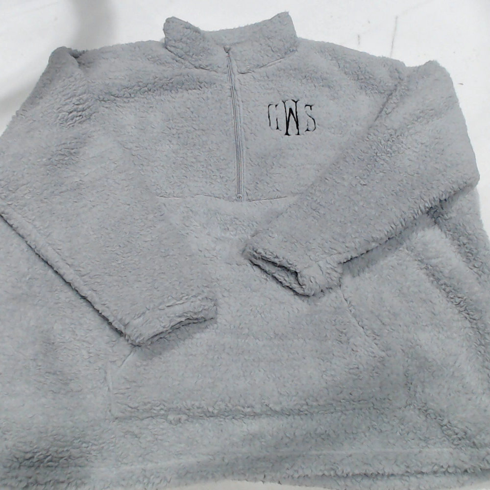BLOOPER CLOTHING: Monogrammed Quarter Zip Sweatshirt
