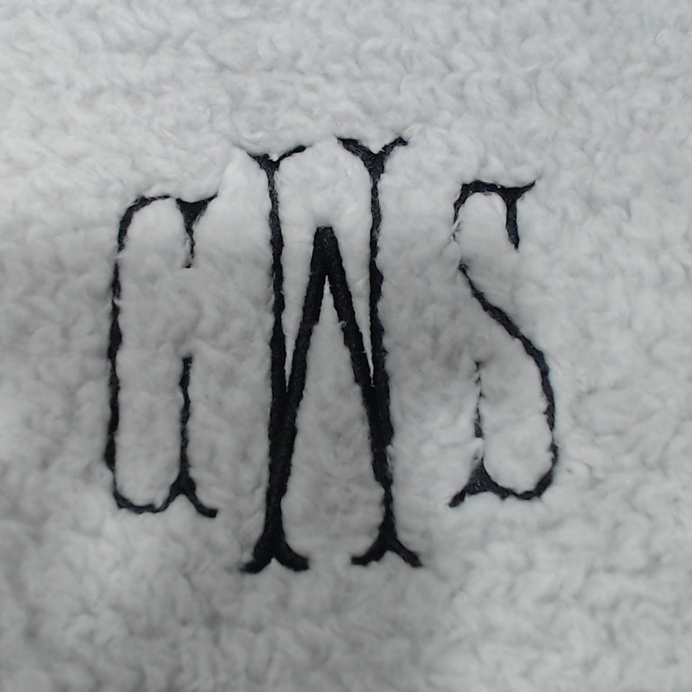 BLOOPER CLOTHING: Monogrammed Quarter Zip Sweatshirt