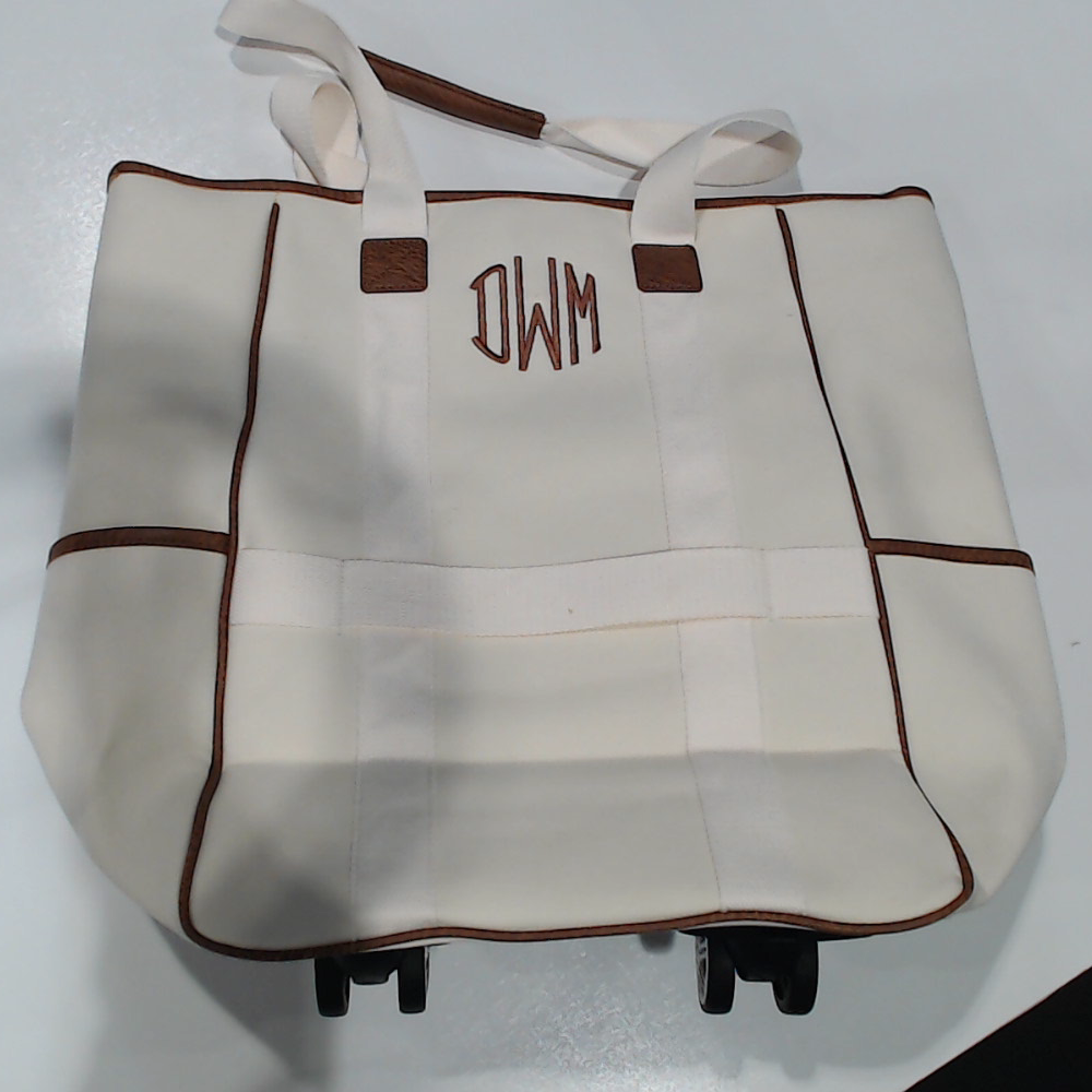 BLOOPER BAG: Monogrammed Rolling Tote
