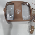 BLOOPER BAG: Monogrammed Clear Stadium Crossbody Bag