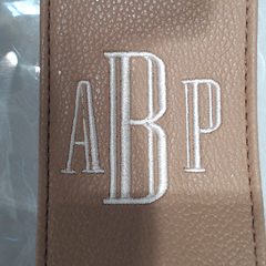 BLOOPER BAG: Monogrammed Clear Stadium Crossbody Bag