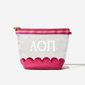 Alpha Omicron Pi Pink cosmetic Case