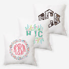 Personalized Pillow Sham | White