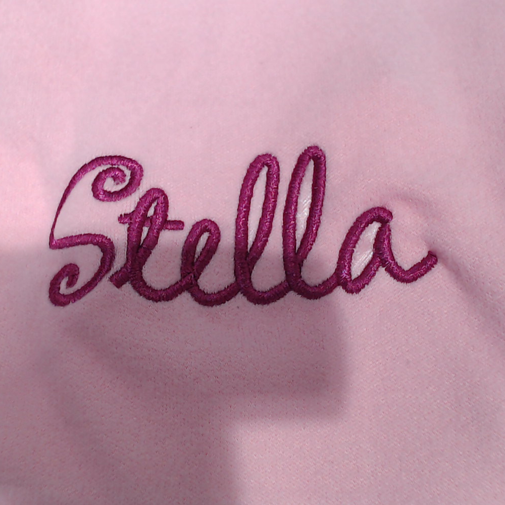 BLOOPER KIDS: Monogrammed Kids Sequin Hearts Sweatshirt