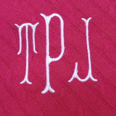 BLOOPER CLOTHING: Monogrammed Poncho