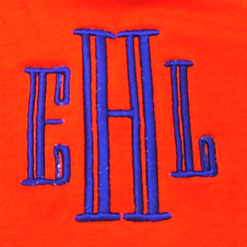 BLOOPER CLOTHING: Monogrammed Quarter Zip Sweatshirt