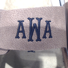 BLOOPER SHOES: Monogrammed Double Strap Sandals