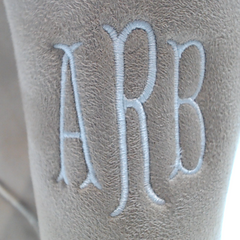 BLOOPER KIDS: Kids Sherpa Tie Booties