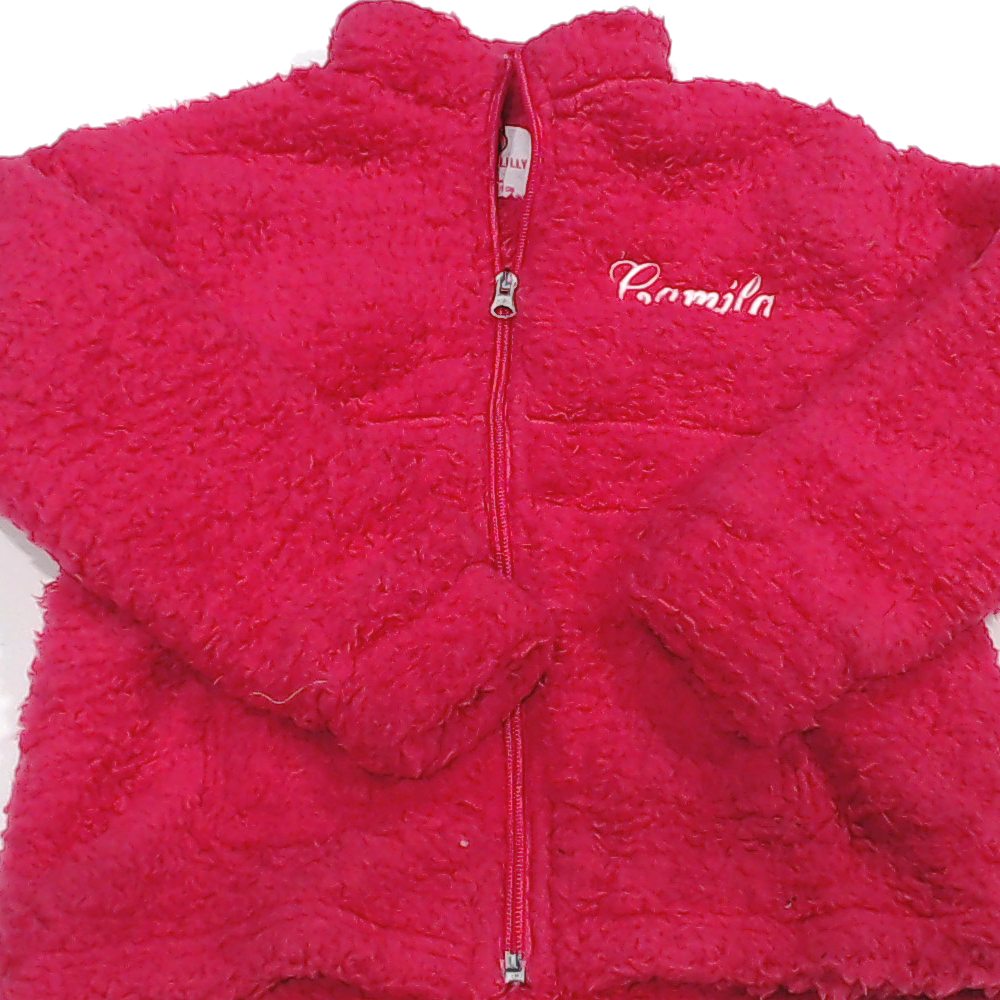 BLOOPER KIDS: Monogrammed Kids Sherpa Jacket