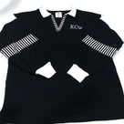 BLOOPER CLOTHING: Monogrammed Colorblock Sweatshirt