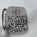 BLOOPER ACCESSORY: Monogrammed Leopard Bible Carrier