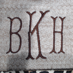 BLOOPER ACCESSORY: Monogrammed Leopard Bible Carrier