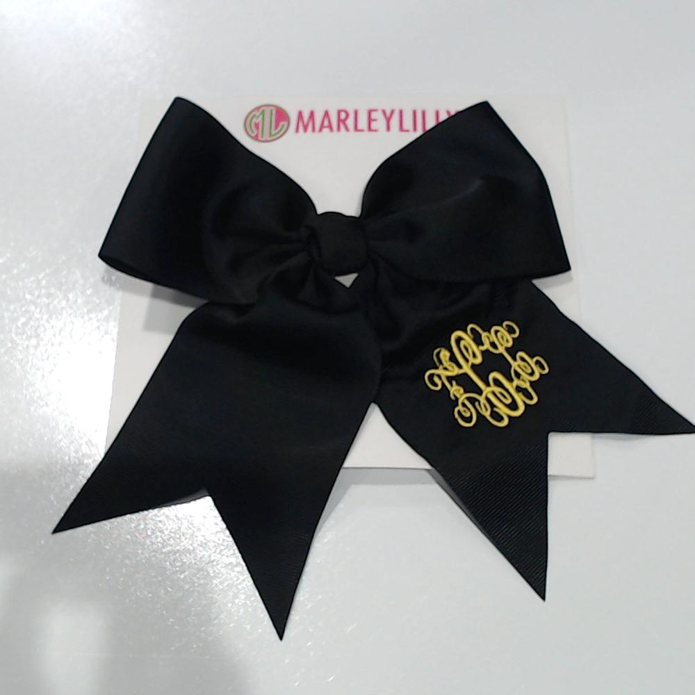 BLOOPER KIDS: Monogrammed Girls Hair Bow
