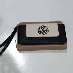 BLOOPER ACCESSORY: Monogrammed Phone Wallet Wristlet
