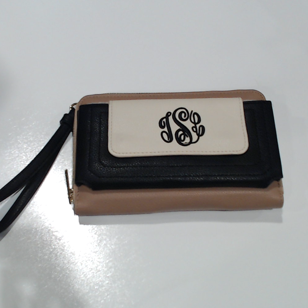 BLOOPER ACCESSORY: Monogrammed Phone Wallet Wristlet