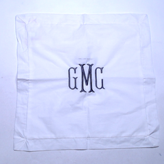 BLOOPER ACCESSORY: Monogrammed Pillow Sham