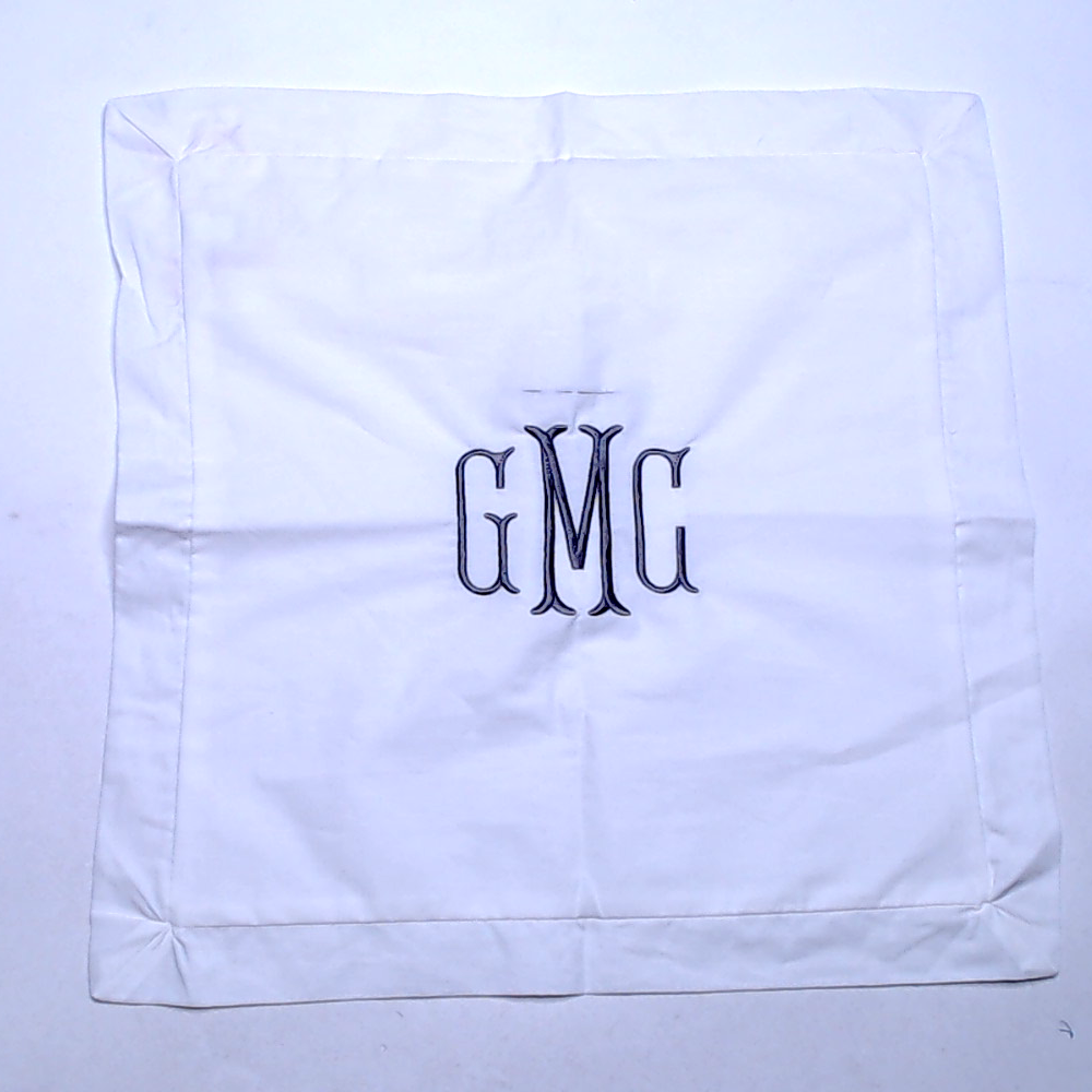 BLOOPER ACCESSORY: Monogrammed Pillow Sham